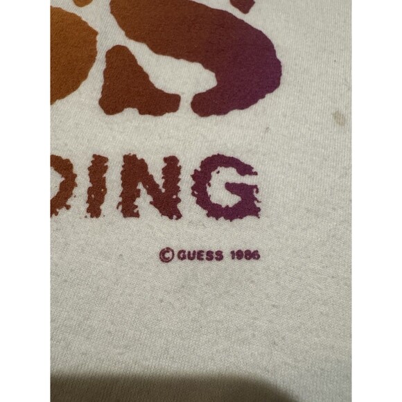RARE Vintage 80s Guess Skateboarding USA T-Shirt Streetwear Sz M (SEE PICS!) - Picture 3 of 8